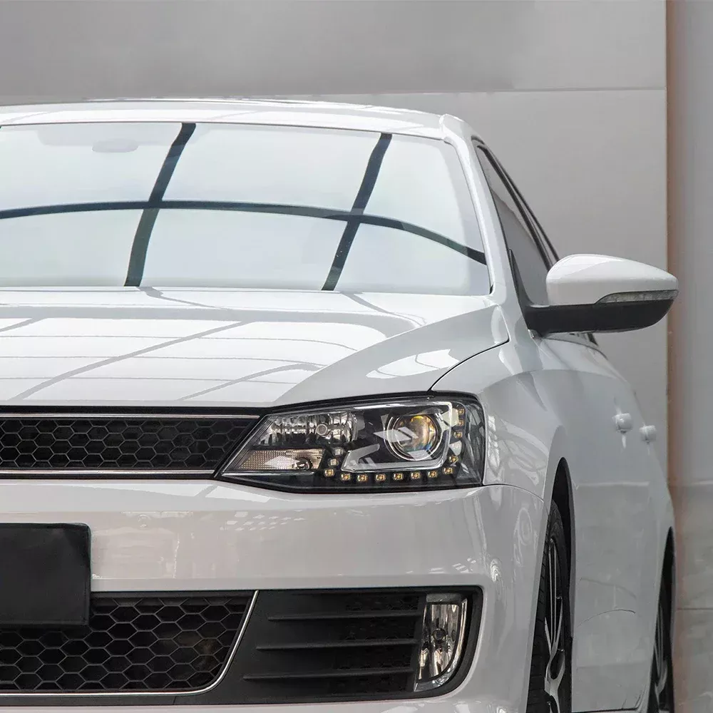 Glossy White Car Wrap Vinyl Film - Image 4