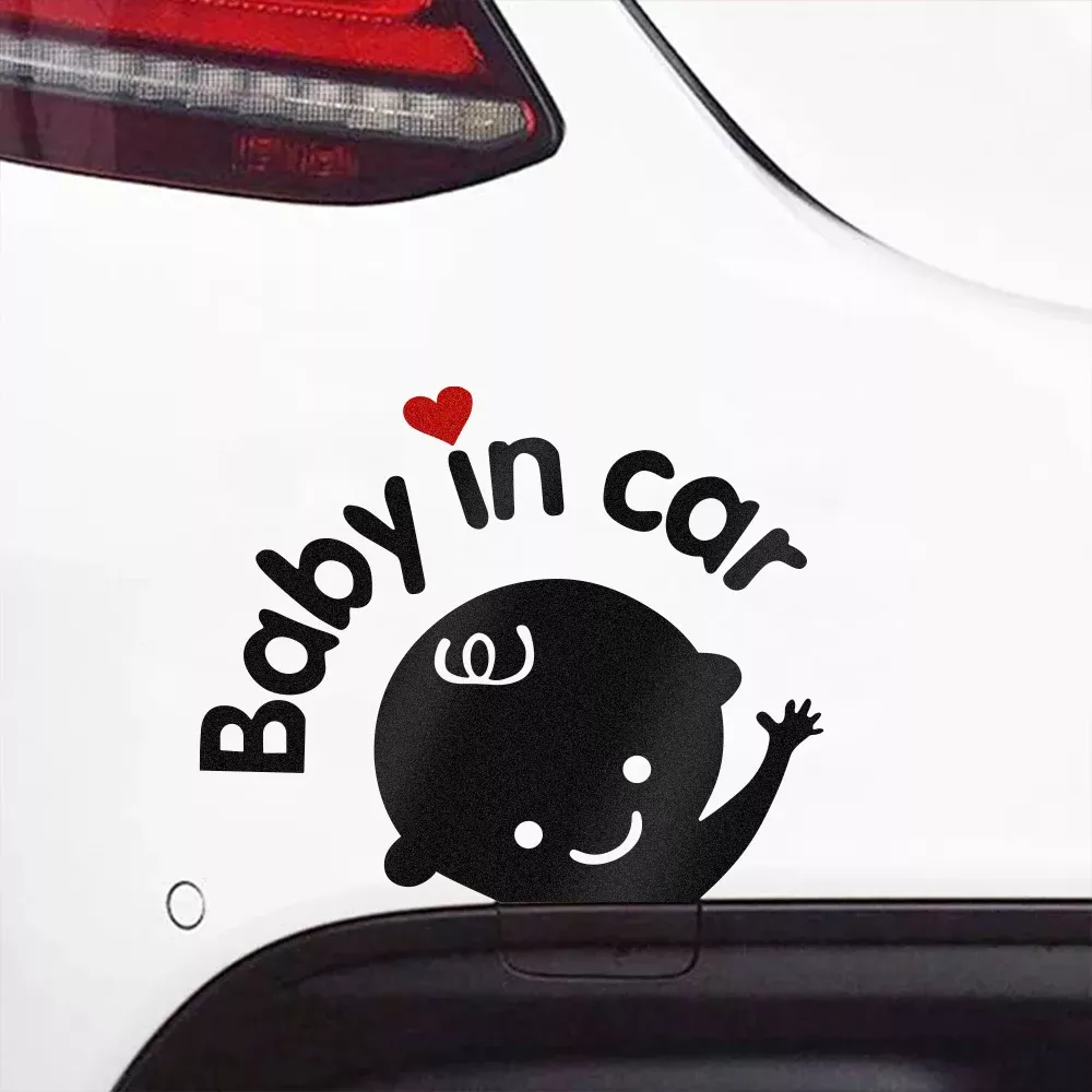 Baby on Board Cartoon Car Sticker - Image 2