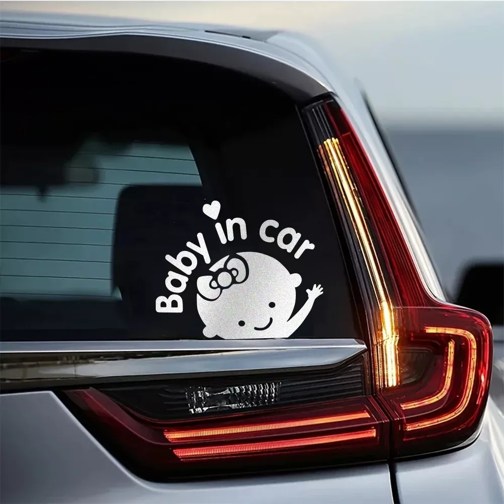 Baby on Board Cartoon Car Sticker - Image 6
