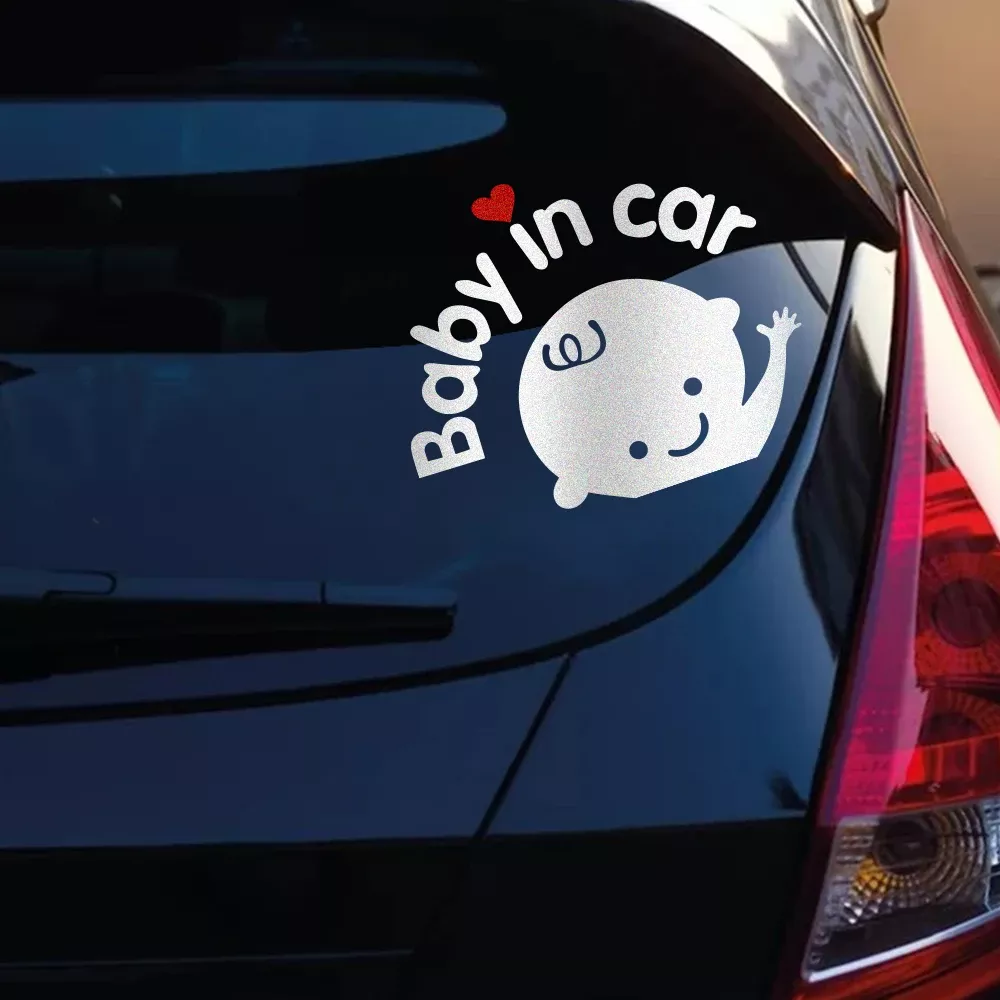 Baby on Board Cartoon Car Sticker - Image 5