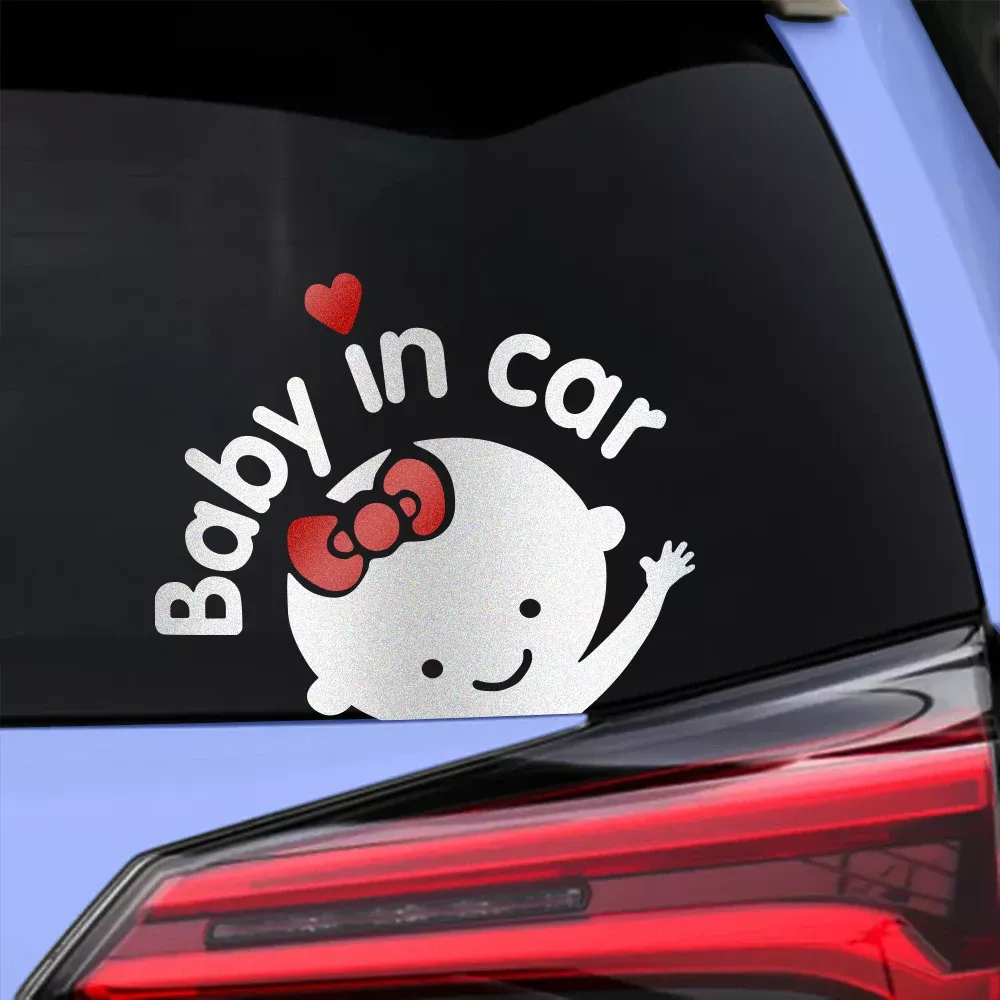 Baby on Board Cartoon Car Sticker - Image 3