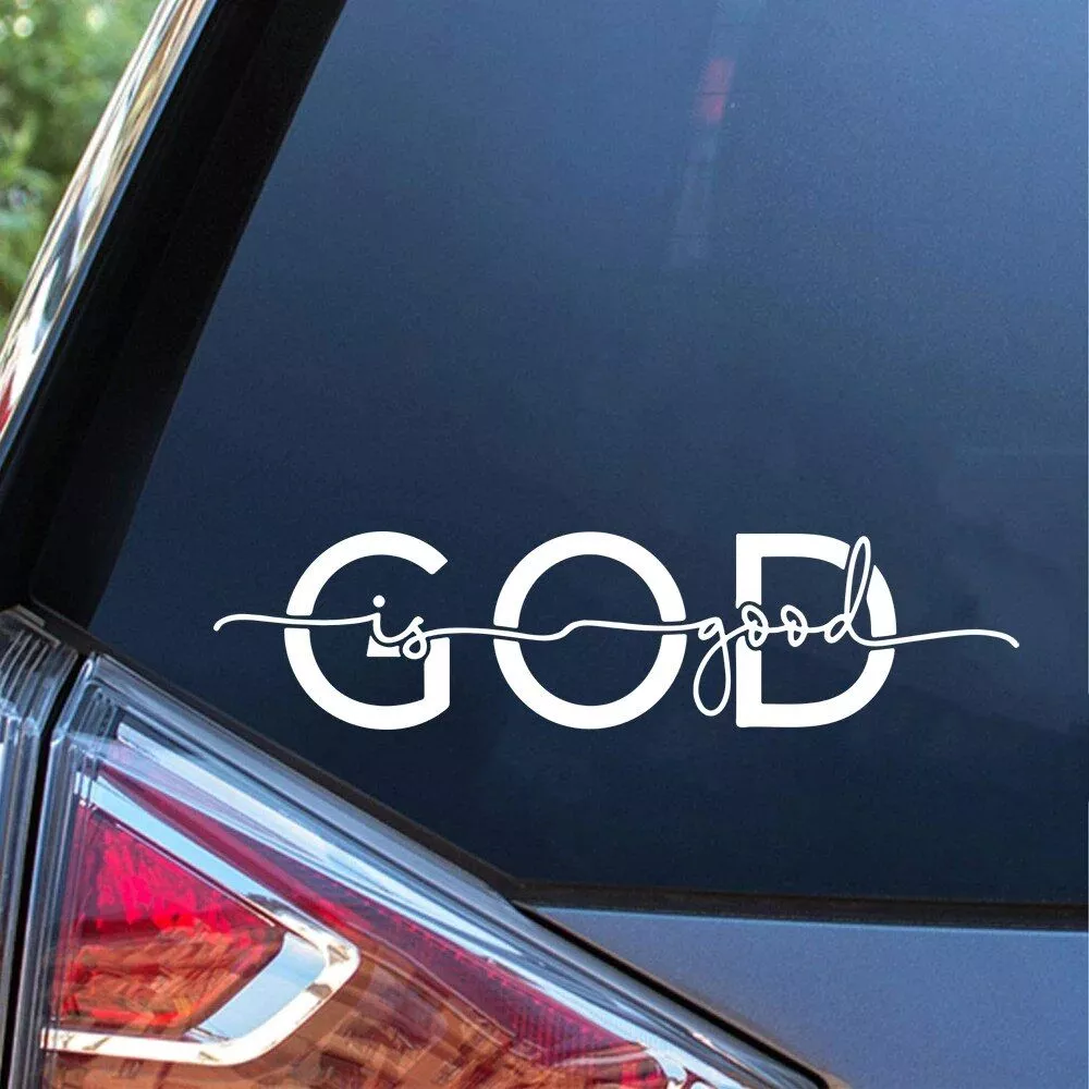 Divine Touch Vinyl Decal Christian Faith Car Sticker for All Surfaces - Image 2