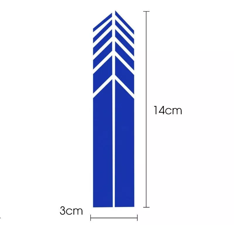 Car Racing Stripe Stickers Rearview Mirror Vinyl Decals - Image 4