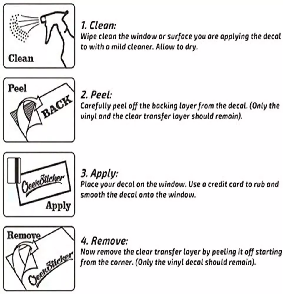 Goth Bat Stay Spooky Waterproof Vinyl Car Decal - Image 6