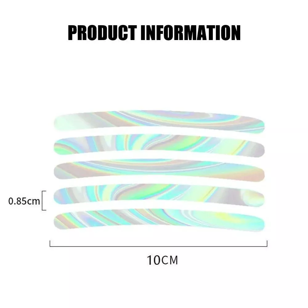 Reflective Wheel Rim Safety Stickers for Cars and Motorcycles - Image 8