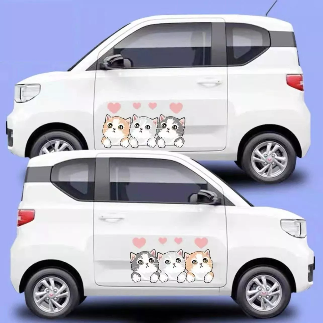 Cute Cartoon Cat Car Stickers - Image 6