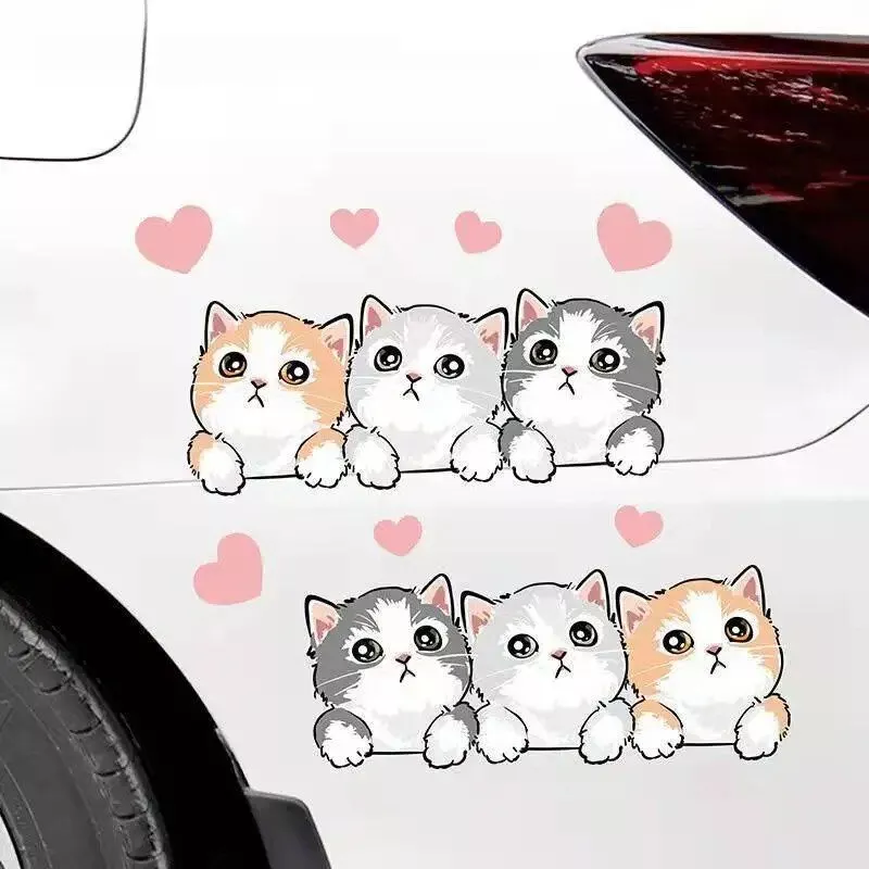 Cute Cartoon Cat Car Stickers - Image 5