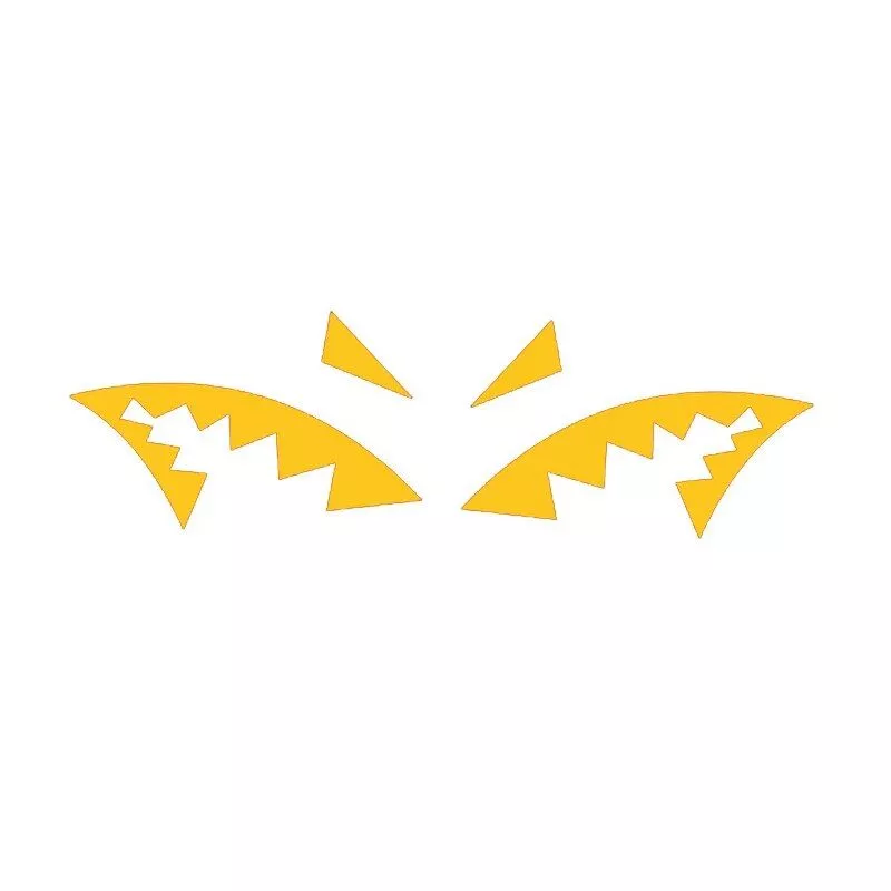 Reflective Shark Mouth & Fin Car Decal - Waterproof Vinyl Sticker - Image 6