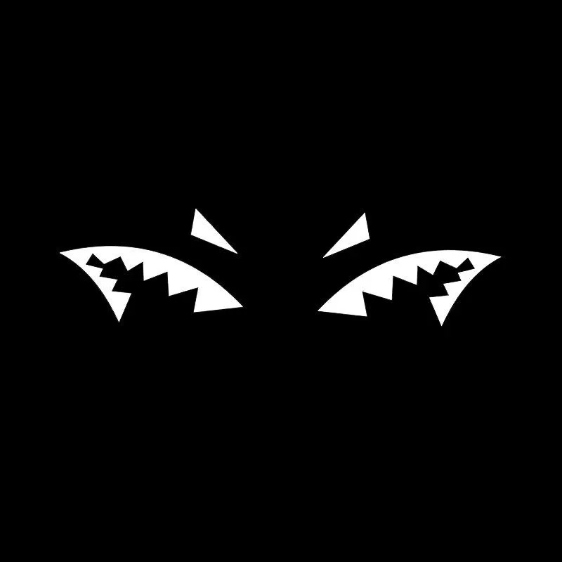 Reflective Shark Mouth & Fin Car Decal - Waterproof Vinyl Sticker - Image 5