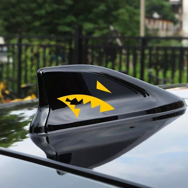 Reflective Shark Mouth & Fin Car Decal - Waterproof Vinyl Sticker - Image 3