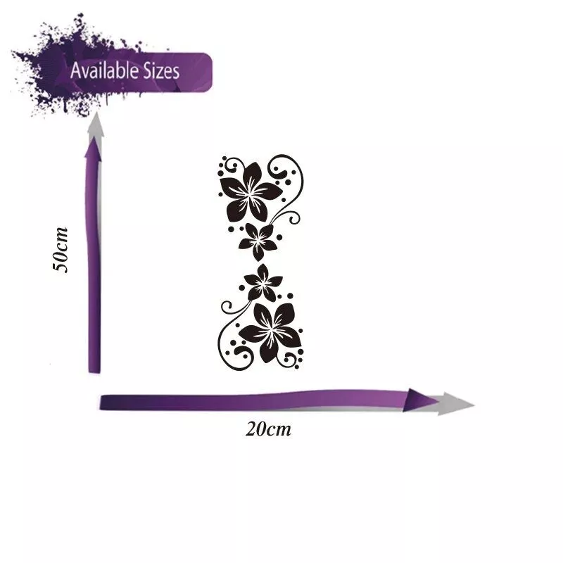 Floral Dot Windshield & Body Vinyl Decal - Image 4