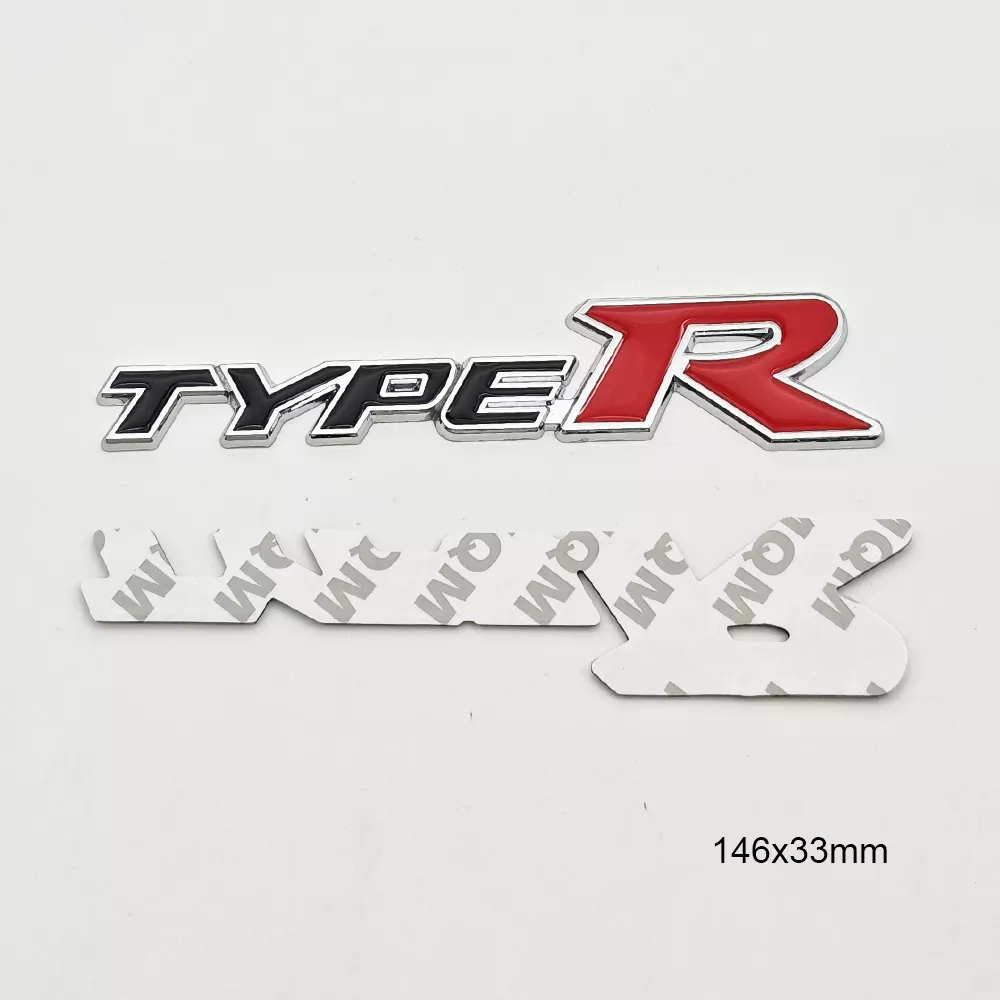 Sticker R Black Red