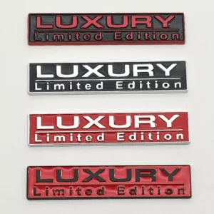 Luxury Limited Edition 3D Metal Car Sticker Emblem for BMW, VW, Audi, Honda, Toyota
