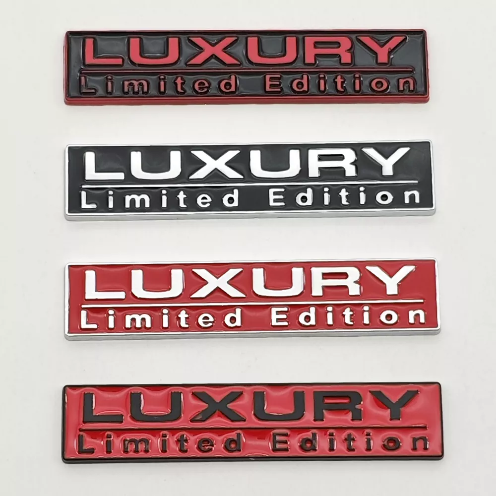 Luxury Limited Edition 3D Metal Car Sticker Emblem for BMW, VW, Audi, Honda, Toyota