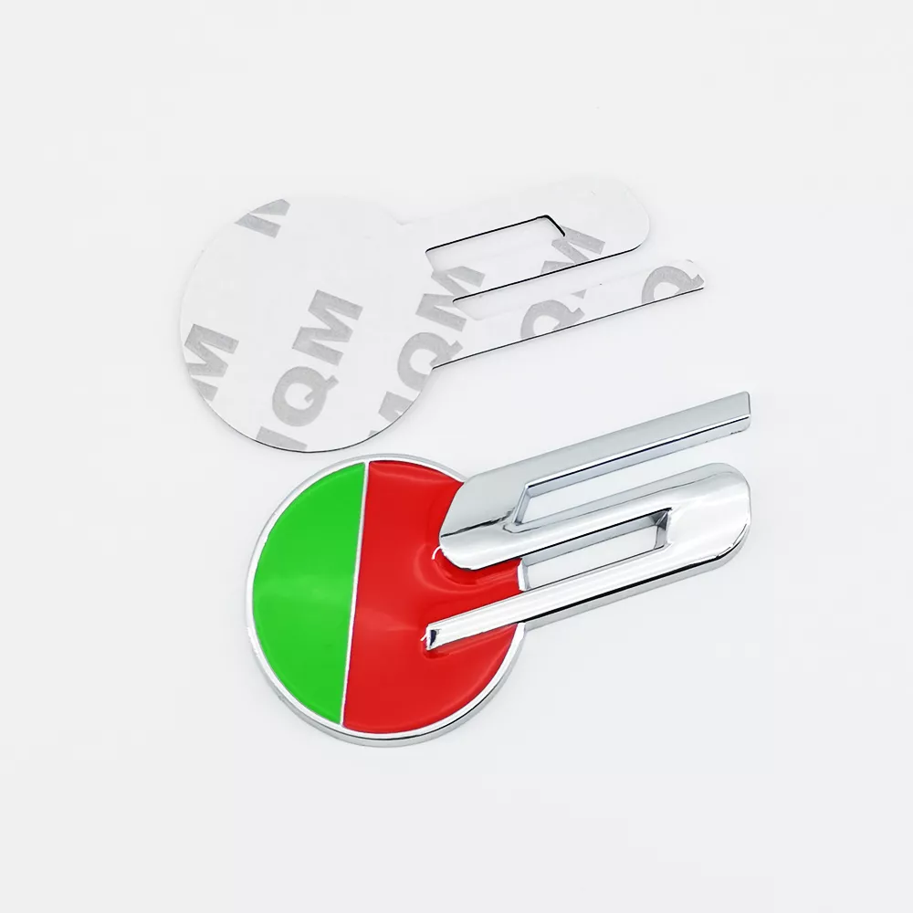 S Sticker in Green & Red
