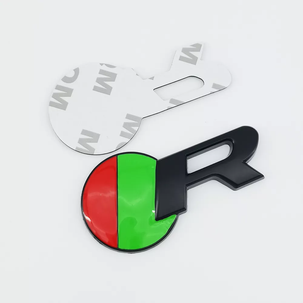 R Sticker in Red & Green