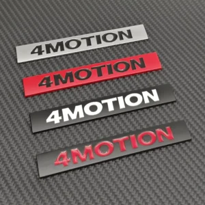 3D Metal 4Motion Car Emblem Badge Sticker - Rear Trunk Logo for VW Passat Tiguan