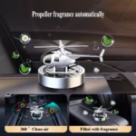 Solar Helicopter Car Air Freshener For Toyota 4 10069 77a593