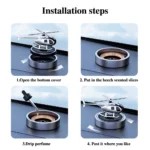 Solar Helicopter Car Air Freshener For Toyota 7 10069 9fbac8