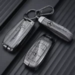Wooden Grain Car Remote Key Case Cover for Mercedes-Benz 6 10173 2392e7