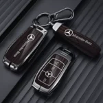Wooden Grain Car Remote Key Case Cover for Mercedes-Benz 4 10173 3141a9