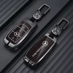 Wooden Grain Car Remote Key Case Cover for Mercedes-Benz 5 10173 49f891