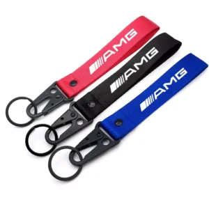 Durable Lanyard Car Keychain Keyring for Mercedes-Benz AMG