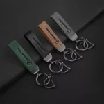 Car Leather Keychain Anti-Lost Keyring Pendant for Mercedes-Benz A, C, E, GLC, S-Class 5 10278 925068