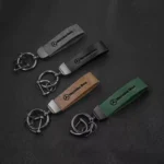 Car Leather Keychain Anti-Lost Keyring Pendant for Mercedes-Benz A, C, E, GLC, S-Class 4 10278 ef71ba