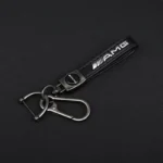 Luxury Leather Car Keychain Lanyard for Mercedes-Benz AMG 5 10335 3545b6