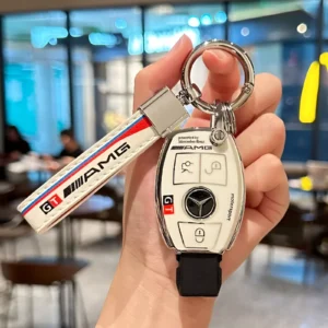Luxury TPU Car Key Case Cover for Mercedes-Benz A, B, C, S-Class & More