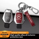 Luxury Zinc Alloy Key Case for Mercedes-Benz A, C, E, G, S, GLC, GLE 6 10464 fbf356