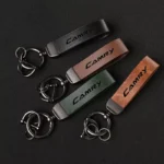 Luxury Genuine Leather Keychain for Toyota Camry - Premium Car Key Holder 3 10587-98f425.webp