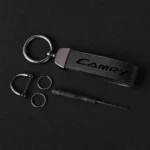 Luxury Genuine Leather Keychain for Toyota Camry - Premium Car Key Holder 8 10587 d79c6a