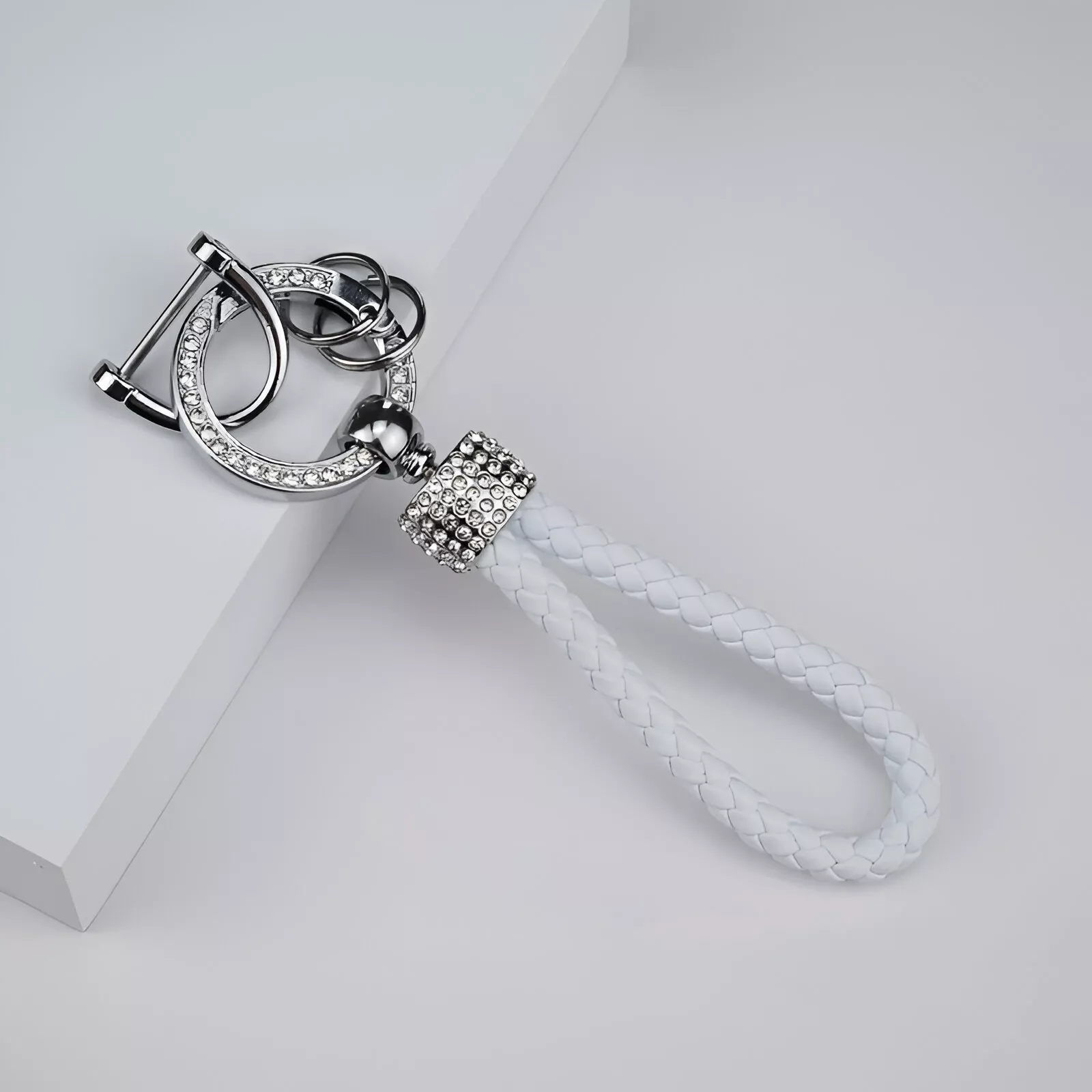 White keychain 2