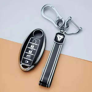 5-Button Soft TPU Car Key Cover for Nissan Rogue