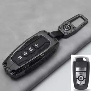 Premium Car Remote Key Case Cover for Ford Mustang - Keyless Protector
