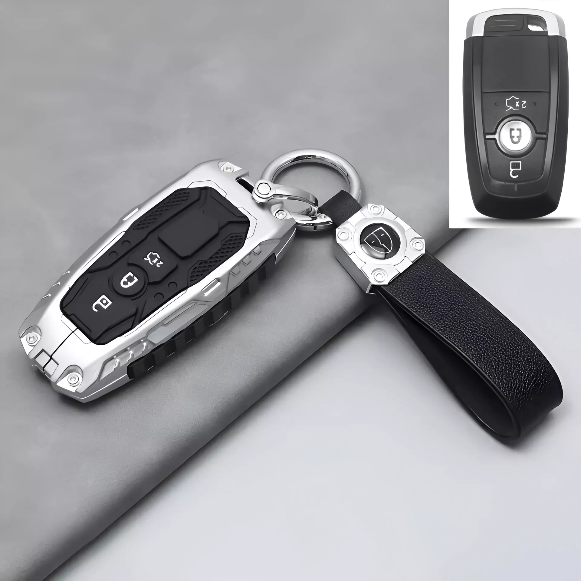 Silver 3 Buttons