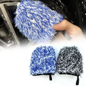 Super Soft Microfiber Car Wash Mitt for BMW, Toyota, Ford Detailing