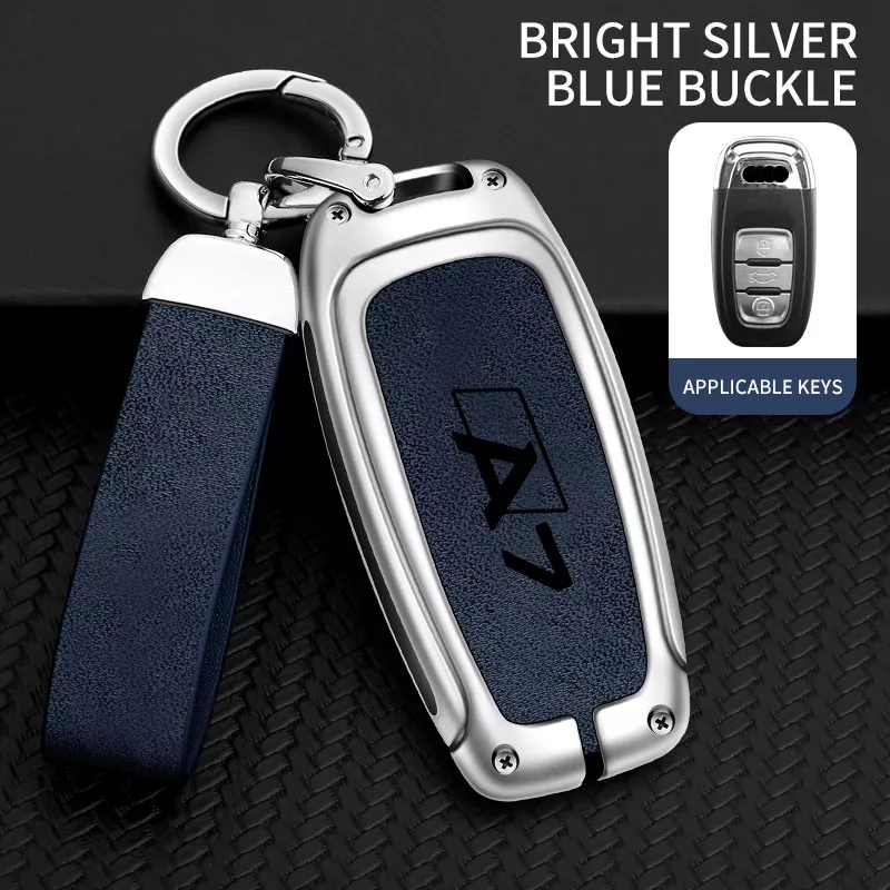 Silver and blue A