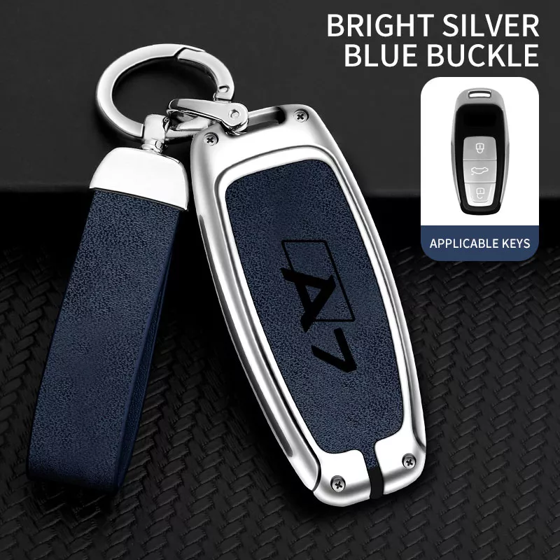 Silver and blue C