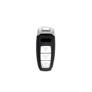 Luxury Metal & Leather Car Key Case for Audi