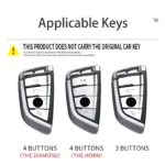 Luxury TPU Key Case Cover for BMW 9 10893 43994c