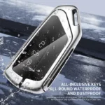 Luxury Metal & Leather Car Key Case for Volkswagen 7 10917 4bc8e8