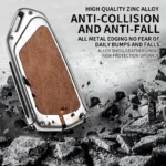 Luxury Metal & Leather Car Key Case for Volkswagen 6 10917 83d9f3