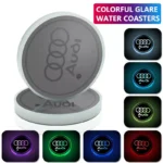 LED Cup Holder Lights for Audi A3 A4 A5 A6 A7 A8 Q3 Q5 Q7 – 7-Color RGB Coaster 6 1100 ed90c9