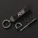 Luxury Suede Leather Keychain for Ford 6 11044 6b0cc8