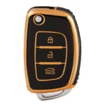 3-Button Soft TPU Car Key Case Cover for Hyundai 7 11065 1f75d5