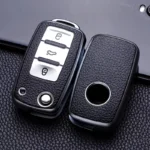 Luxury Leather TPU Key Case for Volkswagen 3 11171-2ec66b.webp