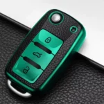 Luxury Leather TPU Key Case for Volkswagen 8 11171 bdbfe8